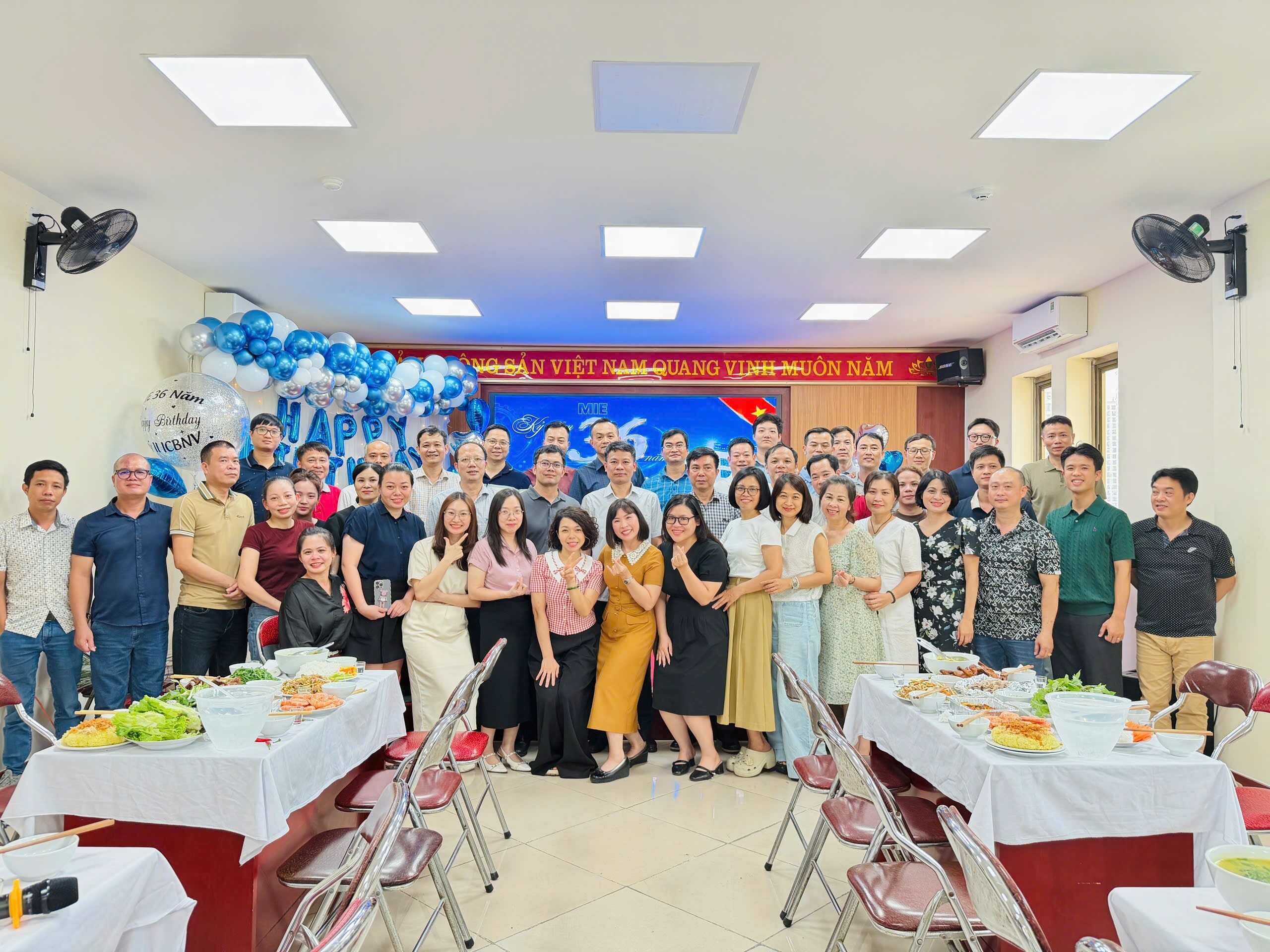 MIE tổ chức gặp mặt kỷ niệm 36 năm ngày thành lập Tổng công ty và chúc mừng sinh nhật CBNV Quý II